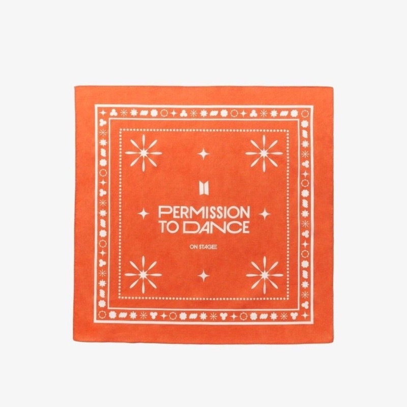 READY STOCK OFFICIAL BTS MERCH PTD BANDANA SCARF