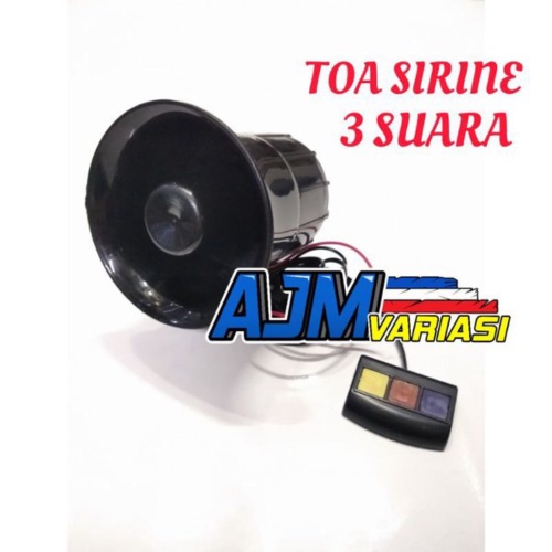 Dijual KLAKSON TOA MINI SIRINE PATWAL 3 SUARA Diskon
