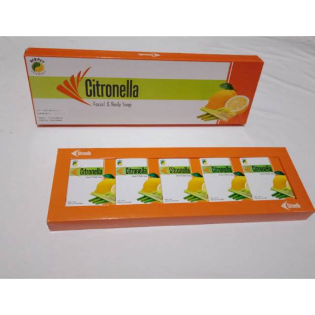 MURAH SABUN CITRONELLA ORI 5 BAR GRATIS 1 SERUM COSME SPRAY