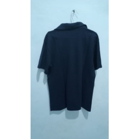 preloved kaos polo navy LD 106cm P 66cm