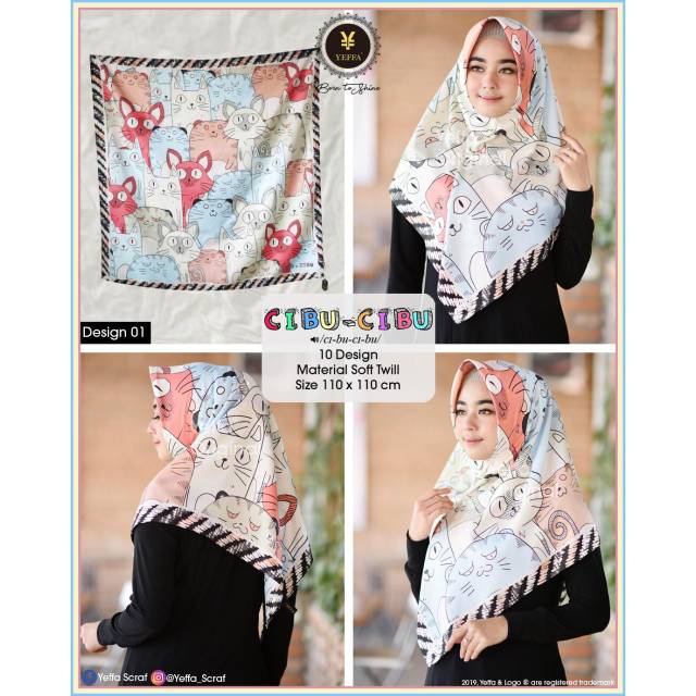 New Cibu-cibu by Yeffa Scarf_January edition (mix motif)