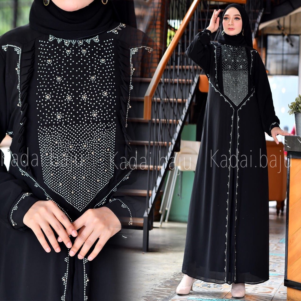 Kadai.baju / Gamis abaya maryam / Gamis pesta / Gamis kondang MIX Ceruty babydoll Size ALL size