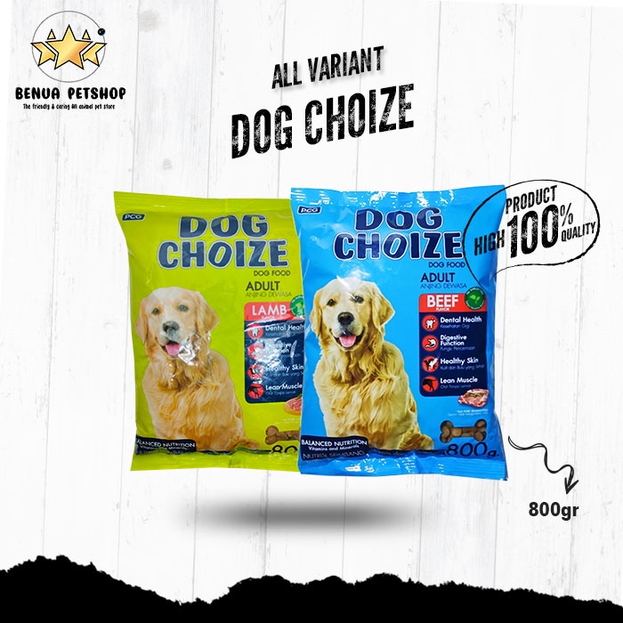 Makanan Anjing kering murah Dog Choize 800g All Varian