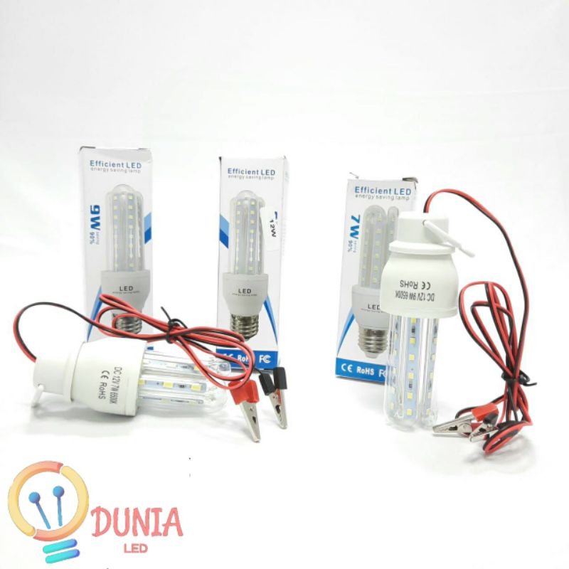 Lampu LED DC 12 Volt Cahaya Putih Lampu DC 3U