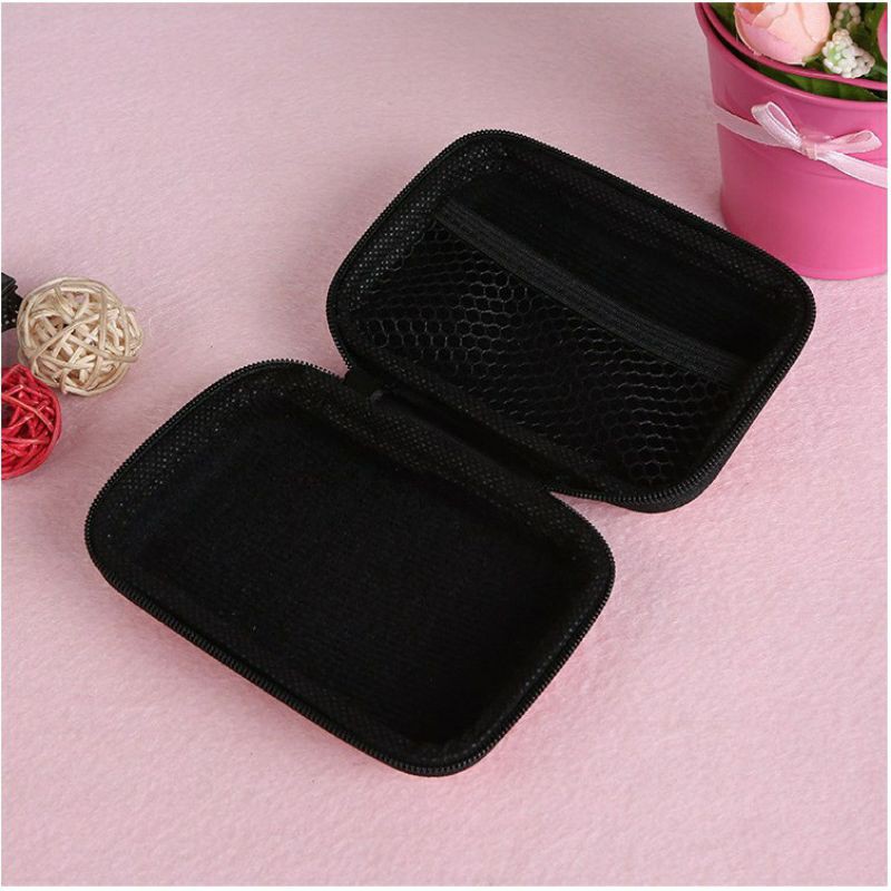 PVC PERSEGI PANJANG - Dompet Headset/ Dompet Carger / Dompet Koin