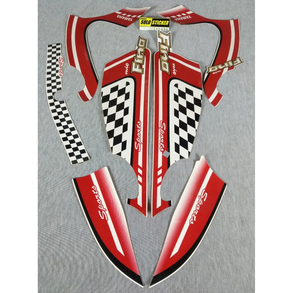 BISA COD Stiping Sticker Motor Yamaha Mio Fino Catur 2012 Shopee Indonesia