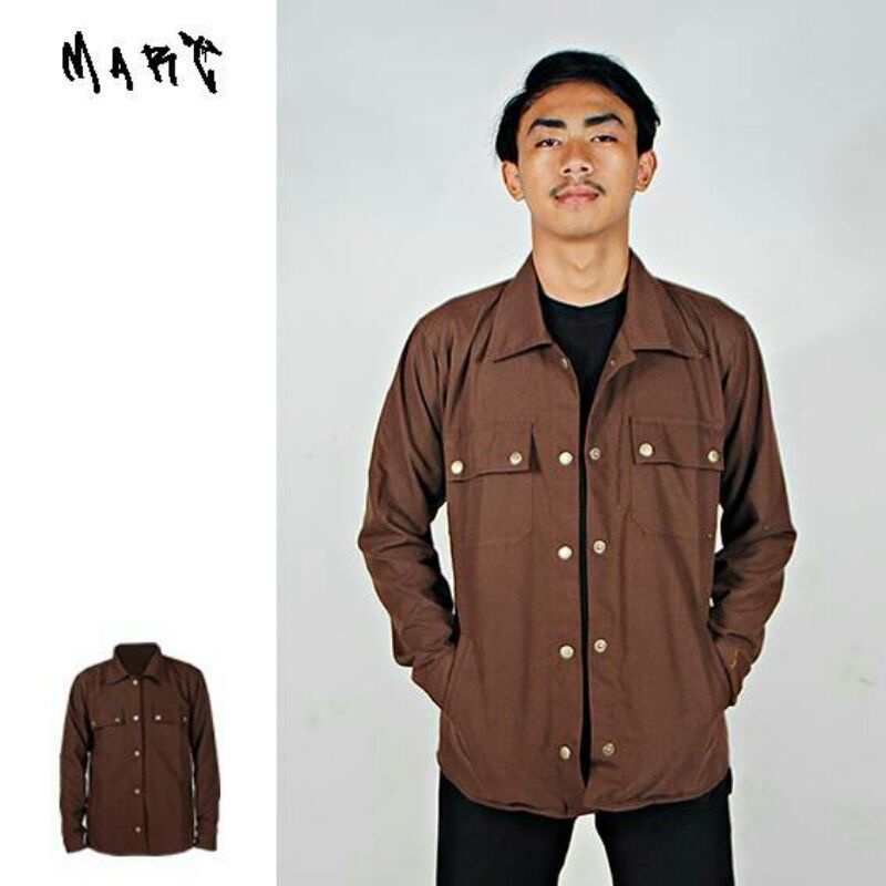 JAKET CANVAS CSL-MR BROWN