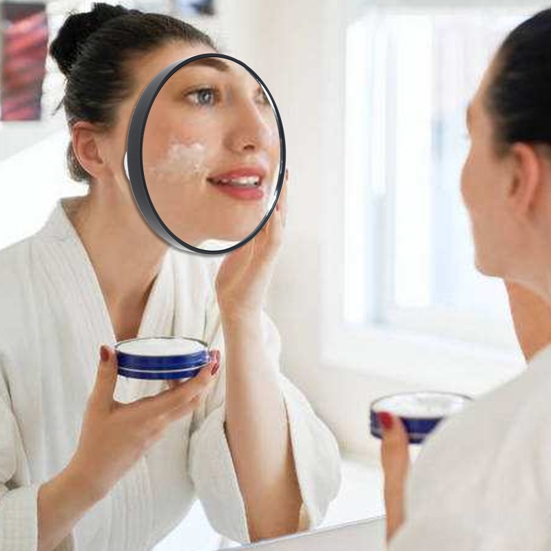 Gro Cermin Pembesar 10X Dengan Suction Cup Untuk Travel