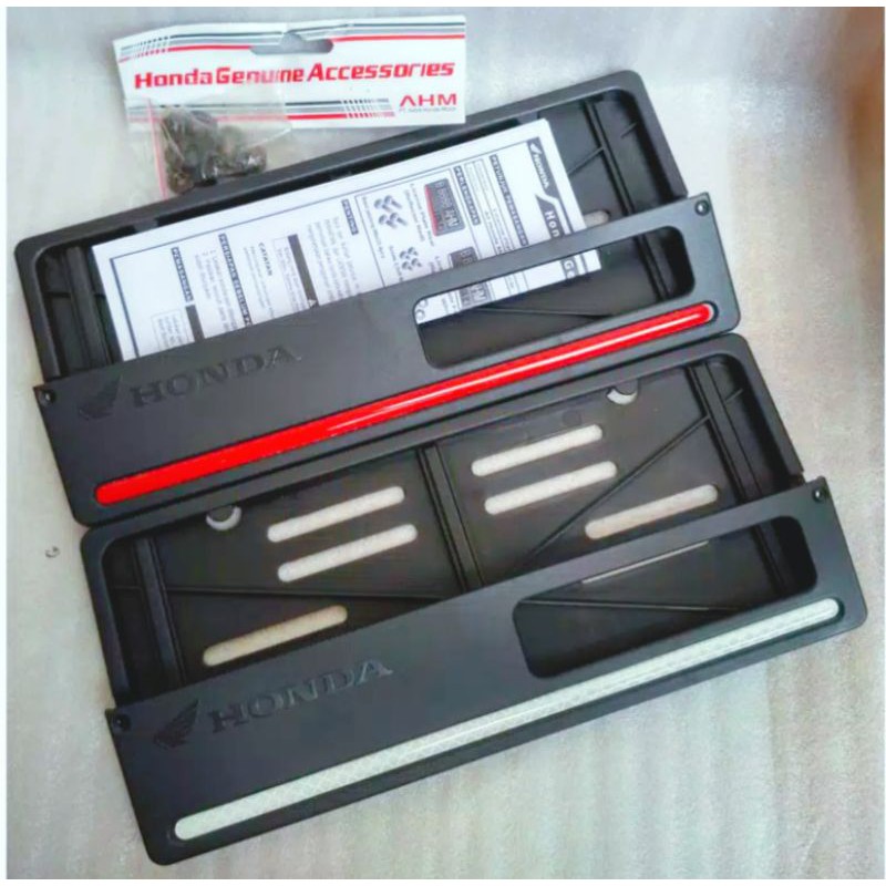 COVER PLAT ORI HONDA 100%/ BINGKAI PLAT MOTOR | tempat plat nomor motor ori honda