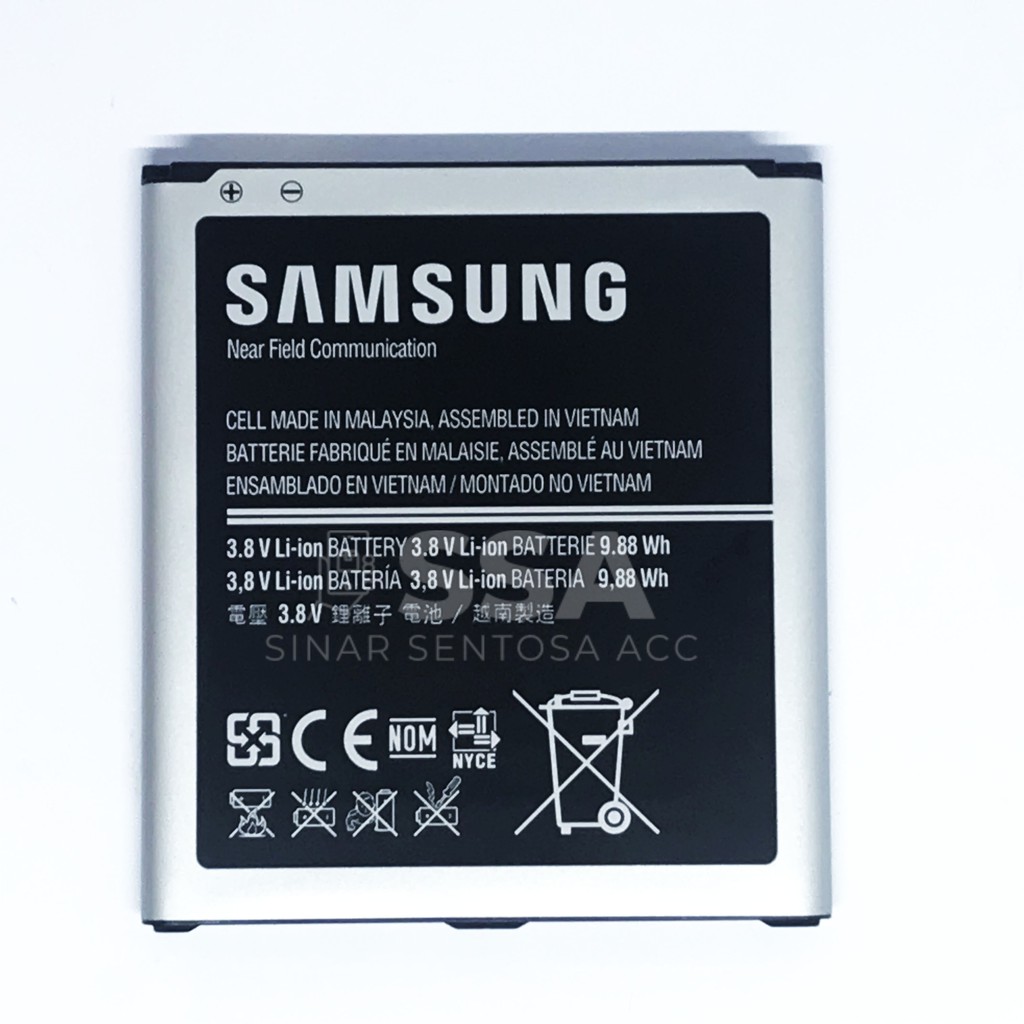 Baterai Original 100% Samsung Galaxy S4 I9500 Mega I9150 Grand 2 G7106 G7105 G7102 Batre Batrai ORI