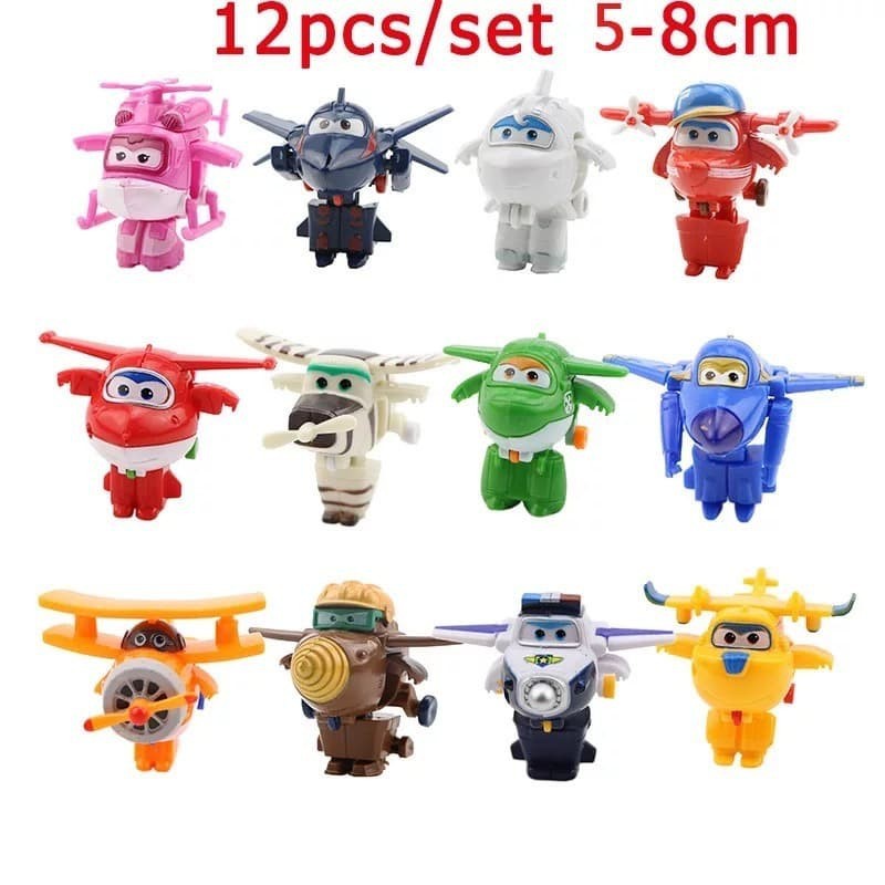 Figure Super wings isi 12 pcs / Topper superwings set 12 pcs