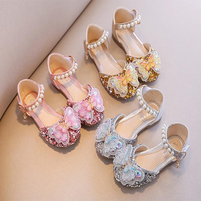 Sepatu Pesta Anak Perempuan Reborn Butterfly Import (ZH-SS124)