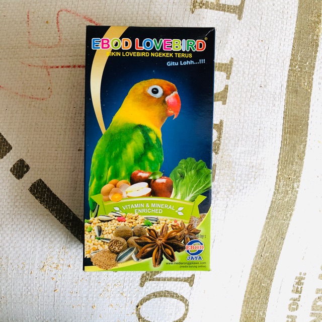 Makanan Burung Lovebird Ebod Dus