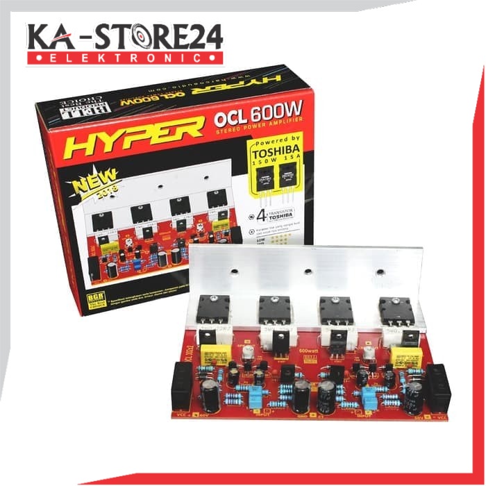 KIT HYPER OCL 600 WATT POWER AMPLIFIER - POWER AMPLIFIER AUDIO