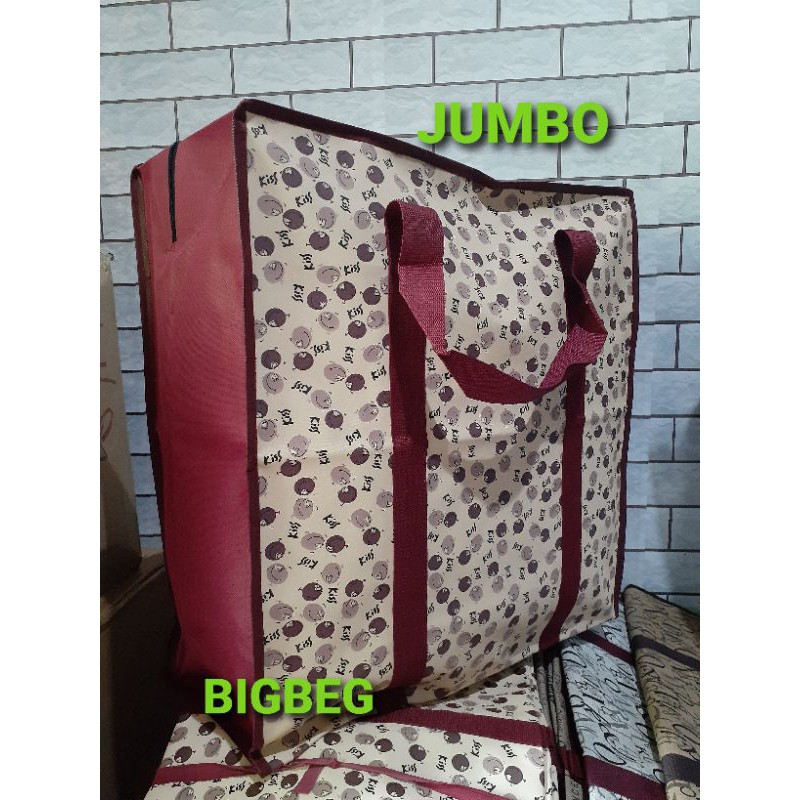 Tas Laundry Belanja Terpal Motif Jumbo Sedeng Kecil Tas Jinjing Travelbag Serbaguna