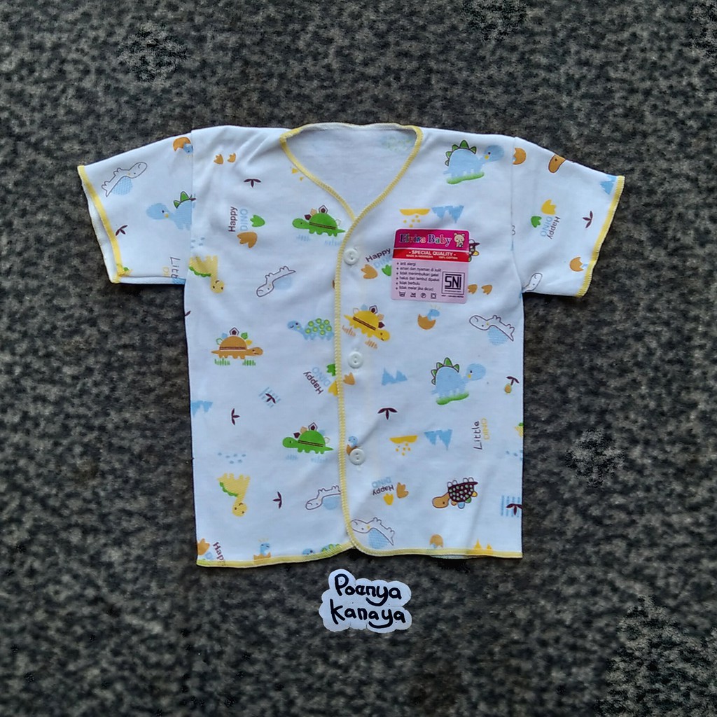 SNB05 Baju Bayi Pendek Newborn ELVIRA SNI-6