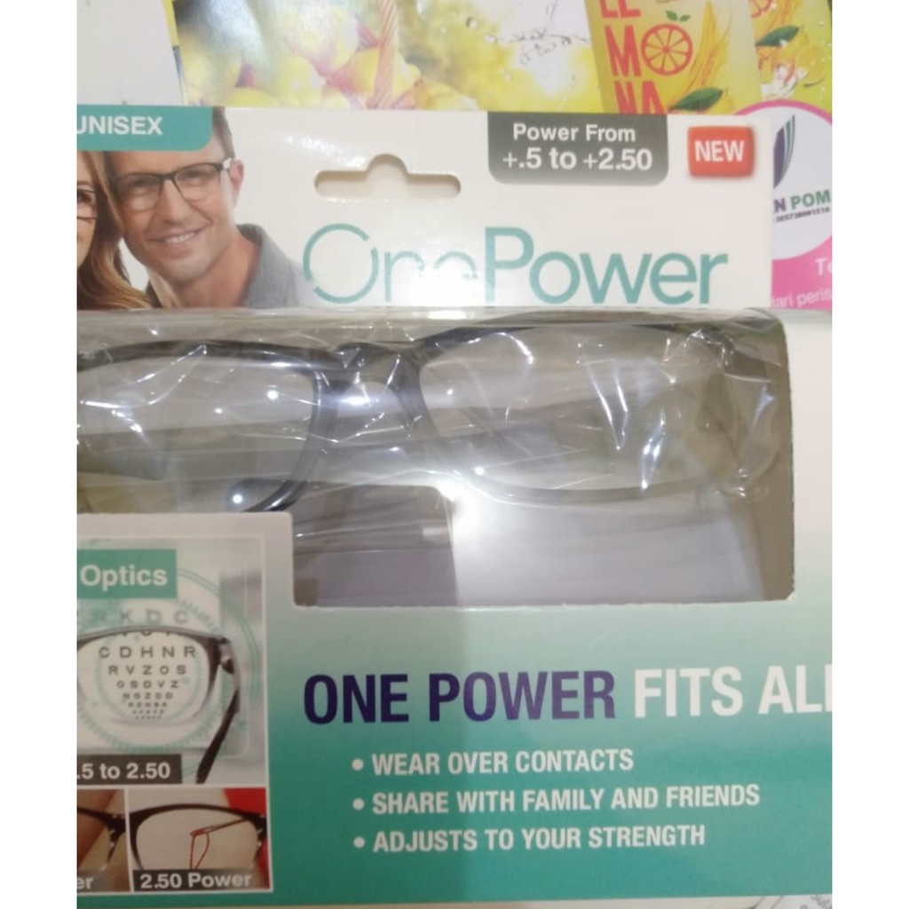 Kacamata Baca Plus + Auto Focus Adjusment Ajaib One Power Readers Unisex Pria Wanita Original Asli