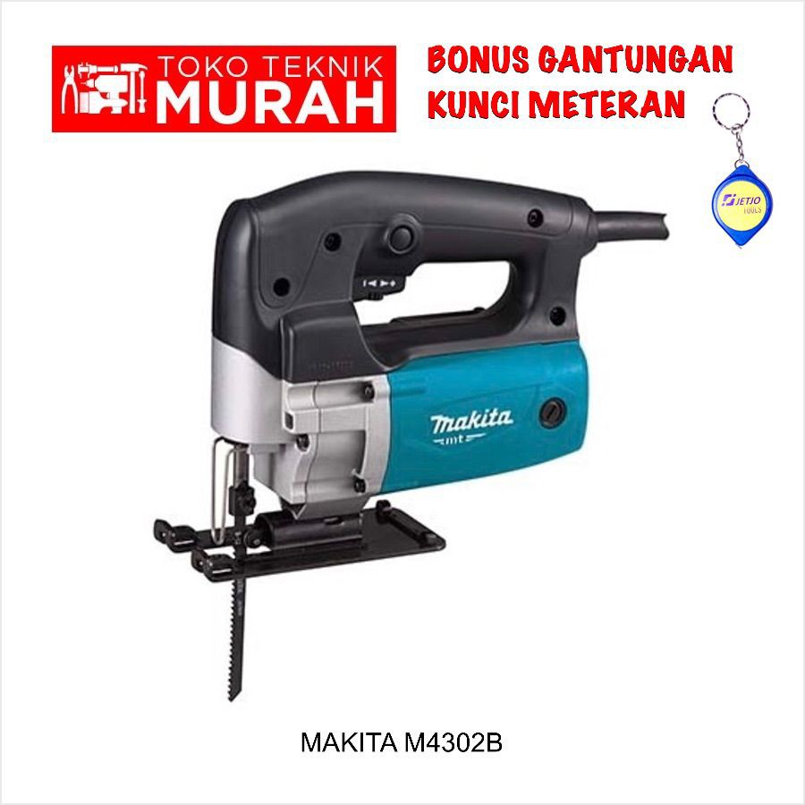 Makita M4302B Mesin Gergaji Ukir M4302 B - Kayu Jig Saw M 4302 B