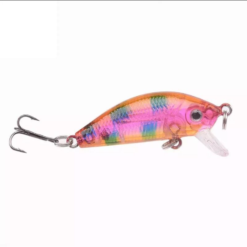 (M04) 5 Cm 3.6G Swim Fish Fishing Lure Artificial Hard Crank bait Top water Wobbler Japan