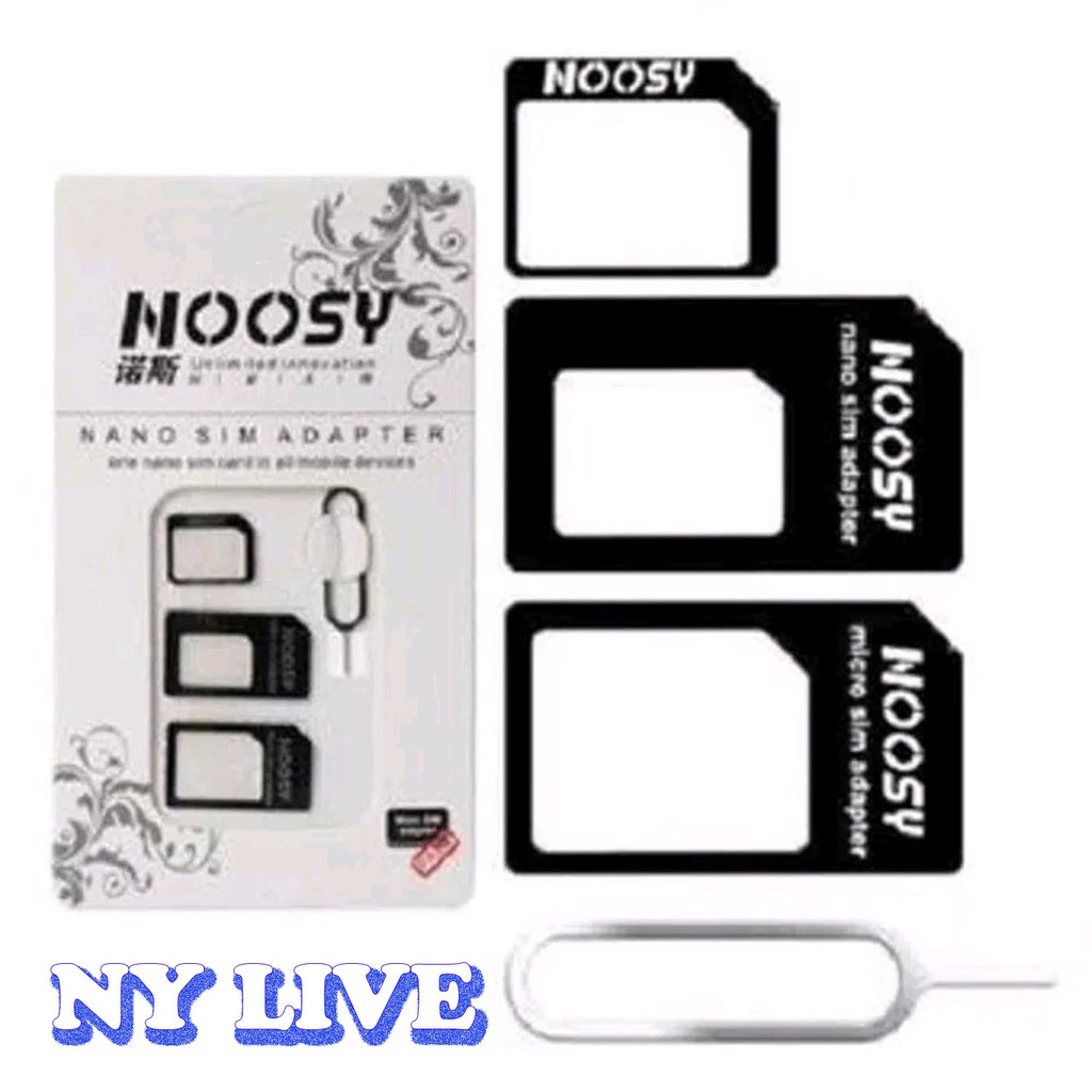 NOOSY SIM ADAPTOR SIMCARD PLUS PIN PEMBUKA SLOT SIMCARD