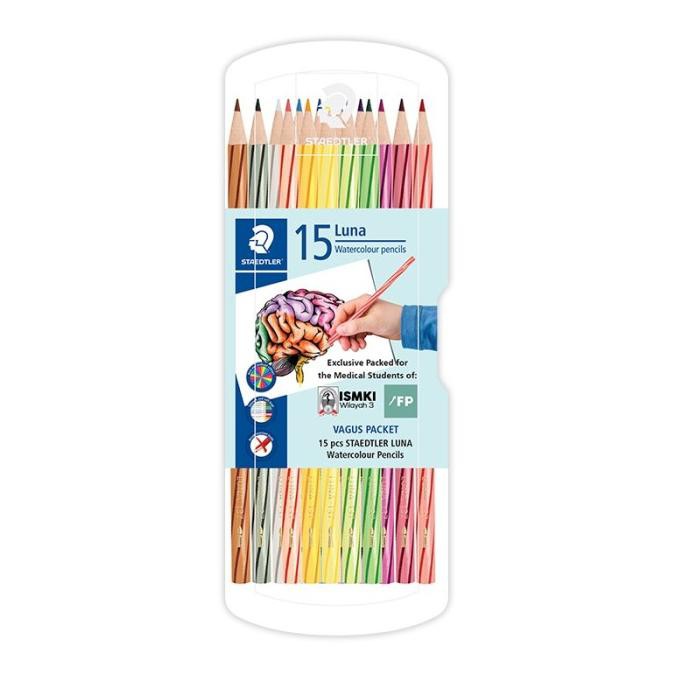 

PERALATAN MENGGAMBAR STAEDTLER WATERCOLOR PENCIL VAGUS FOR MEDICAL STUDENTS - 15PCS PERALATAN LUKIS