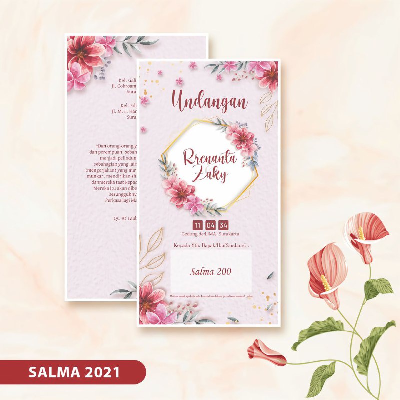 undangan murah salma kode 197-201