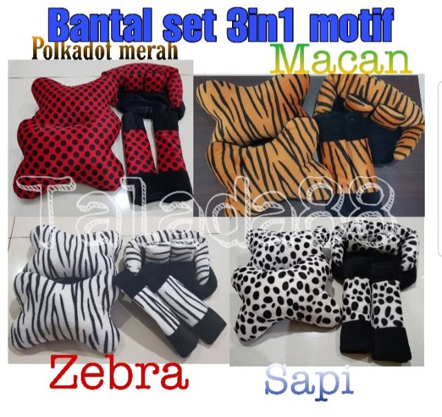 Bantal set tempat tisue tisu sabelt Moo sapi hitam putih