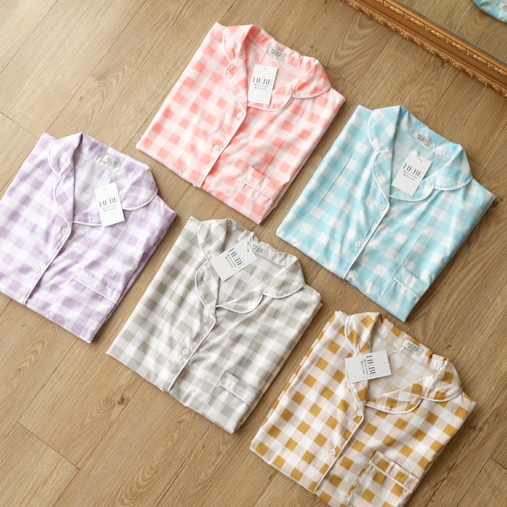 Classic Cotton Pajamas Katun Korea - Baju Tidur Wanita