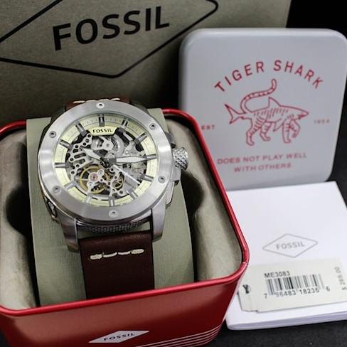 Jam Tangan Pria Otomatis Fossil Modern Machine Automatic ME 3083 RST Termurah