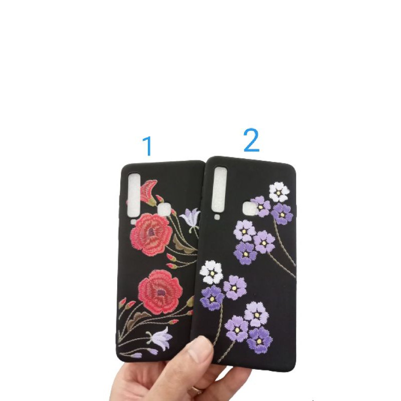Case bordir 3D timbul casing Samsung A9 2018