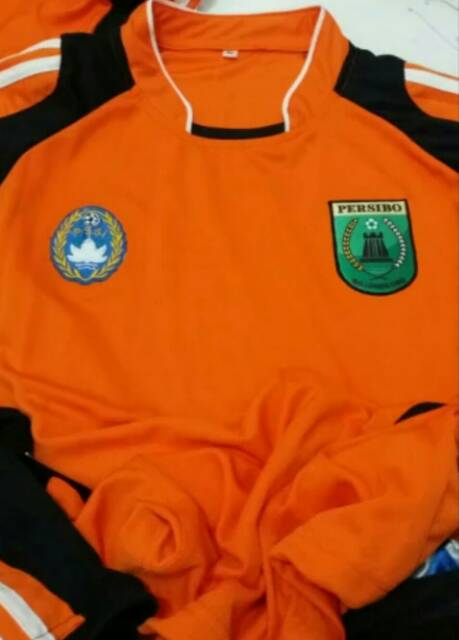 Jersey Persibo Bojonegoro ISL 2010 Home Orange Retro Grade Ori Lokal