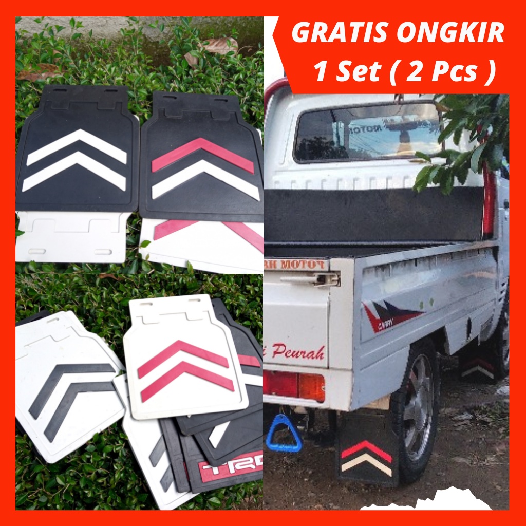 Kepet Mobil Variasi L300 Pick Up Carry Kijang Grand Max Futura / Karpet Karet Lumpur Spakbor Roda / 