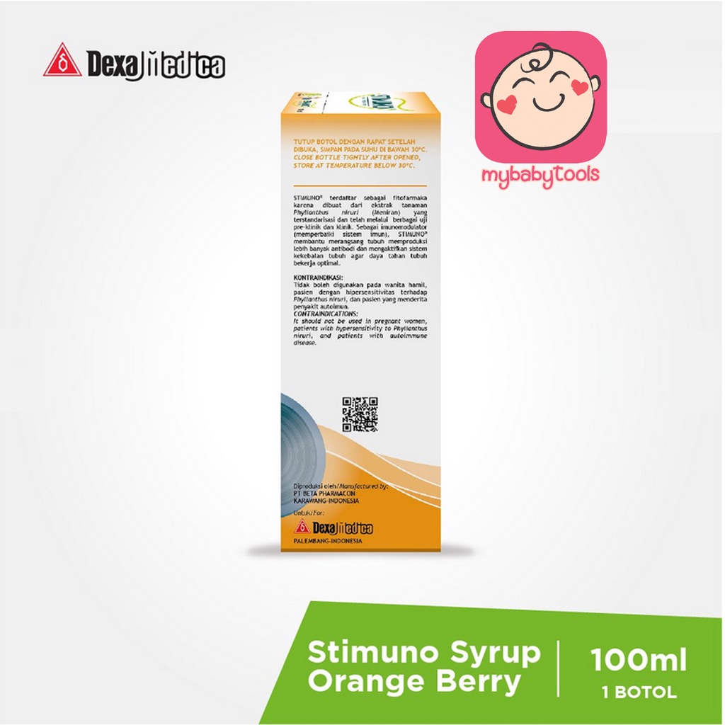 STIMUNO SIRUP MULTIVITAMIN ANAK ORIGINAL JERUK ANGGUR 60ML 100ML HERBAL UNTUK IMUN TUBUH