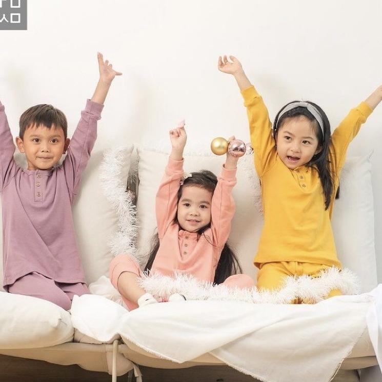 REAL PICT  BIG SALE TOMO WEAR OYASUMI PAJAMAS PIYAMA ANAK PIYAMA BAYI BAJU TIDUR ANAK BAJU TIDUR BA