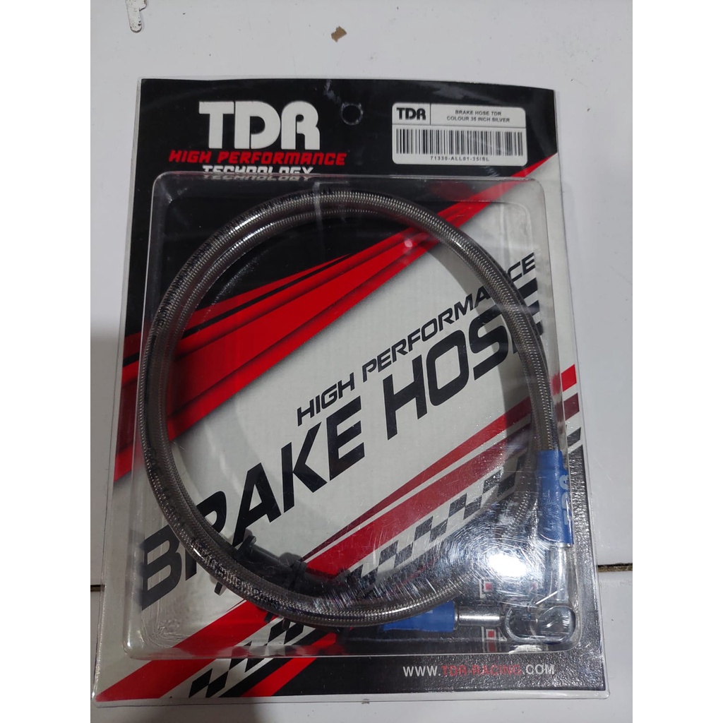 SELANG REM TDR ORIGINAL 100CM /120CM/130CM BLACK CARBON UNIVERSAL KLX CRF / AEROX SELANG CAKRAM DEPAN TDR 120/130 CM