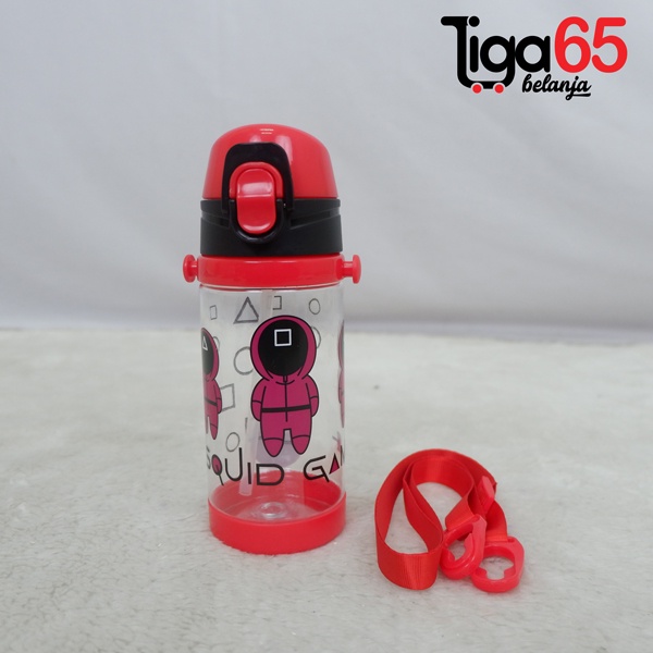 365 WATER BOTTLE Botol Minum Anak Karakter Fancy Sedotan