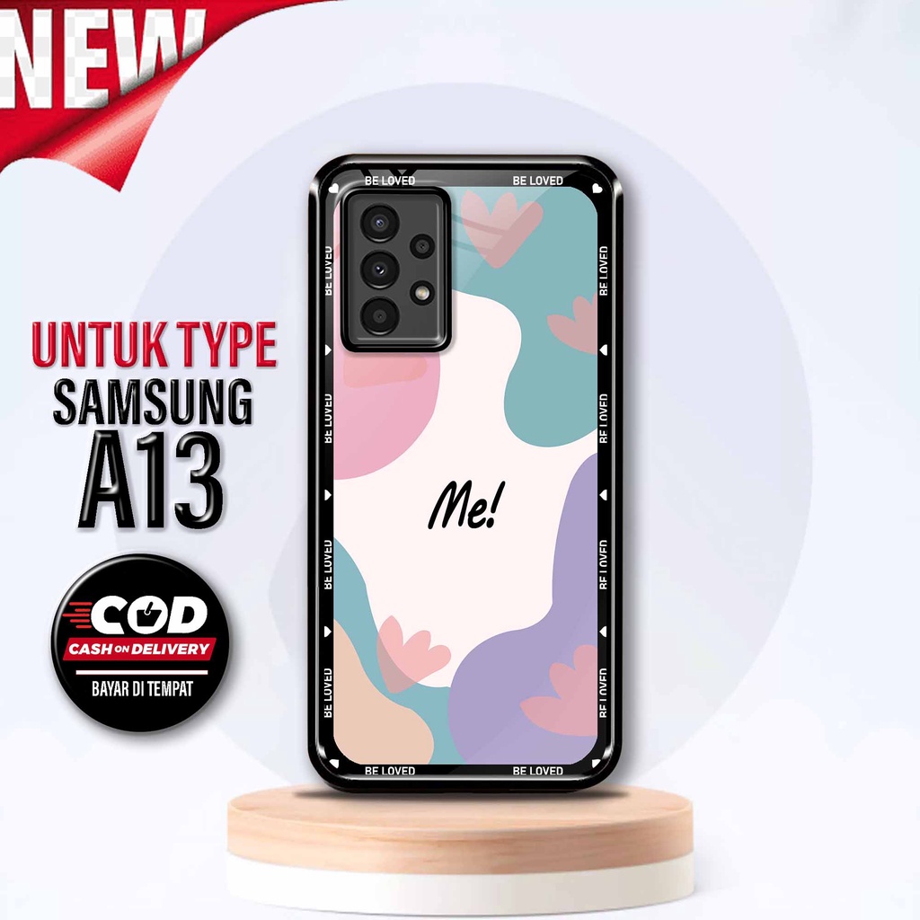 Case Samsung A13 [ Aest Love 1 ] - Hardcase Samsung A13 - Softcase Samsung A13 - Cassing Elegant Sam