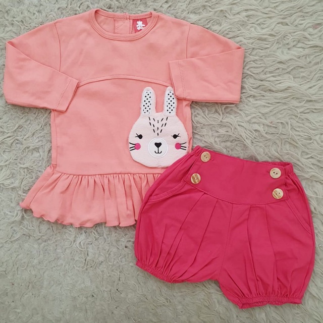 Baju Bayi Bunny Casual