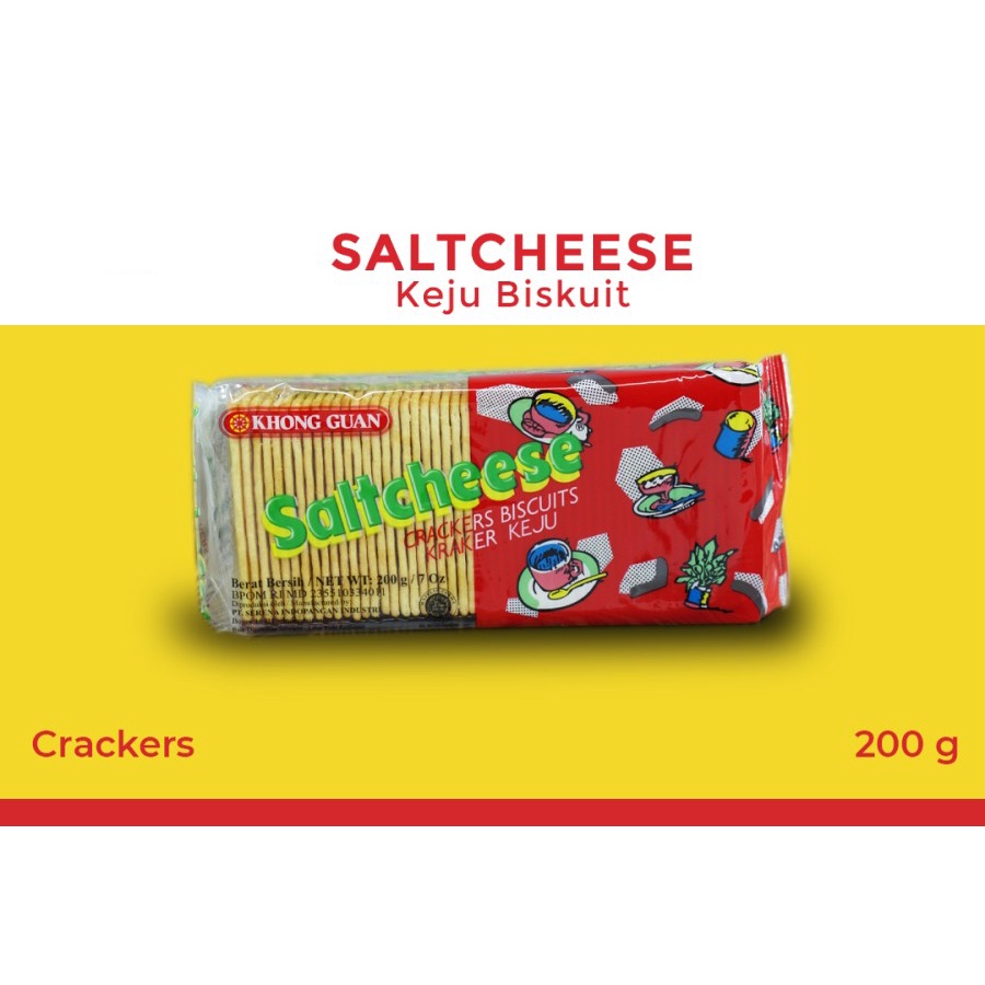 

Khong Guan Saltcheese Crackers 200g 200 gram KhongGuan