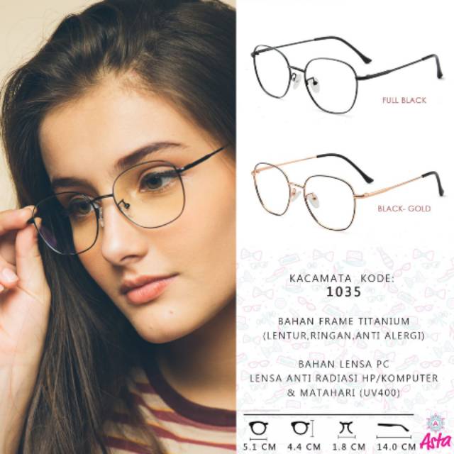 1035 KACAMATA KACA MATA ANTI RADIASI SINAR MATAHARI, HP, & KOMPUTER