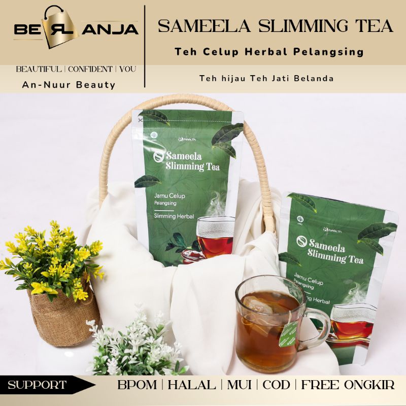 

TEH UNTUK DIET SAMEELA SLIMMING TEA TEH DAUN JATI BELANDA TEH HIJAU