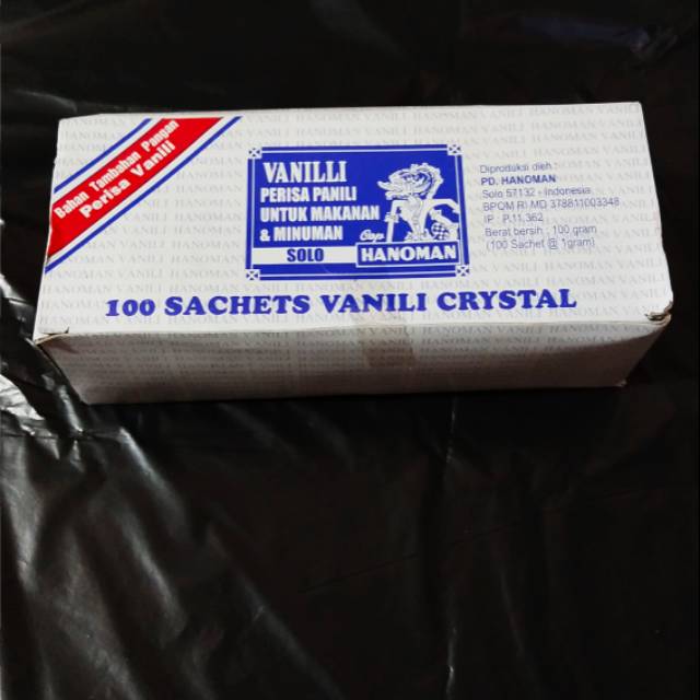 

VANILLI RENTENG 1 DOZ Berat 100 gram (100 sachet/pcs)