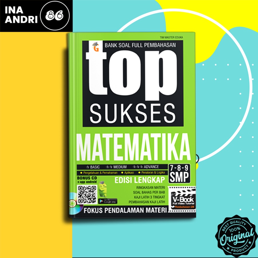 

BUKU PELAJAR SMP TOP SUKSES MATEMATIKA SMP 7, 8, 9