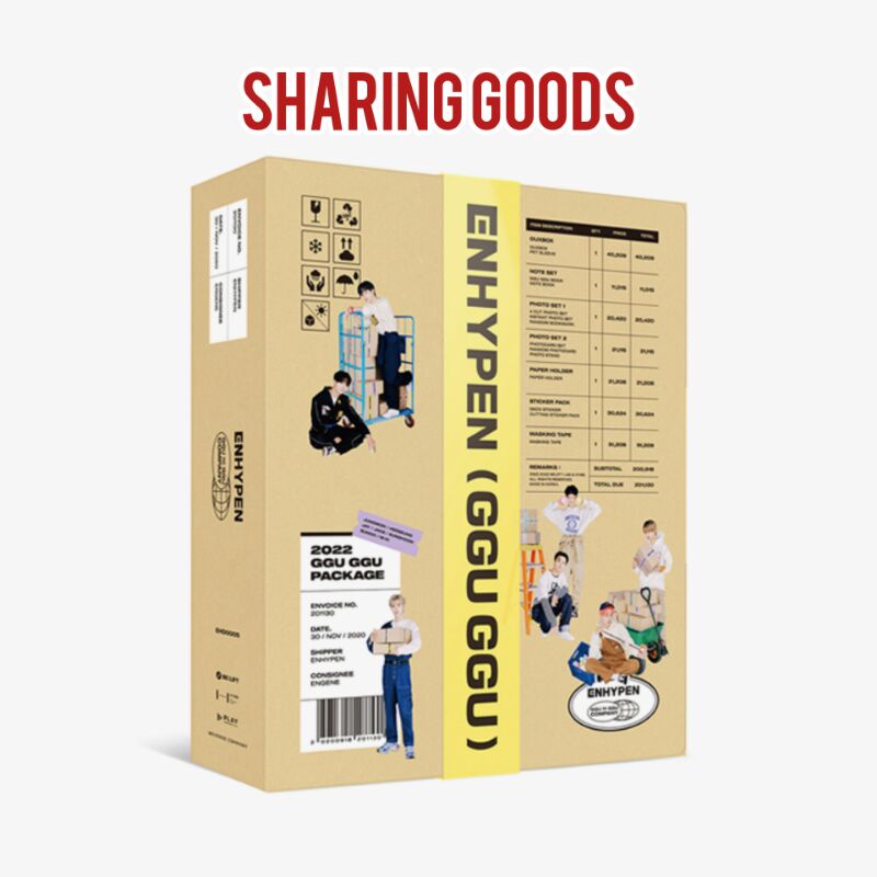 [READY SHARING] ENHYPEN - 2022 GGU GGU PACKAGE