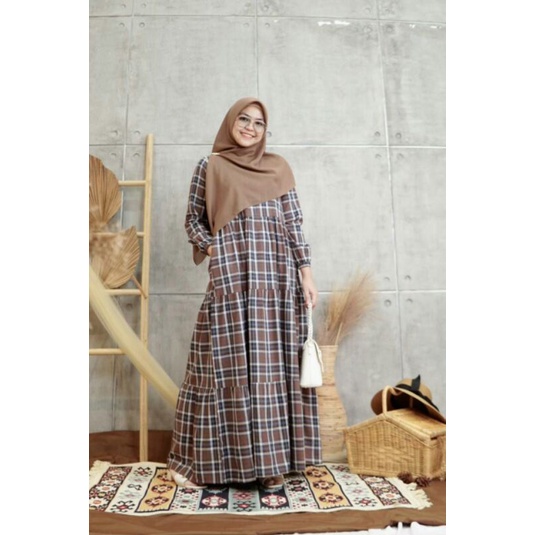 Gamis Kotak-Kotak by Greenism