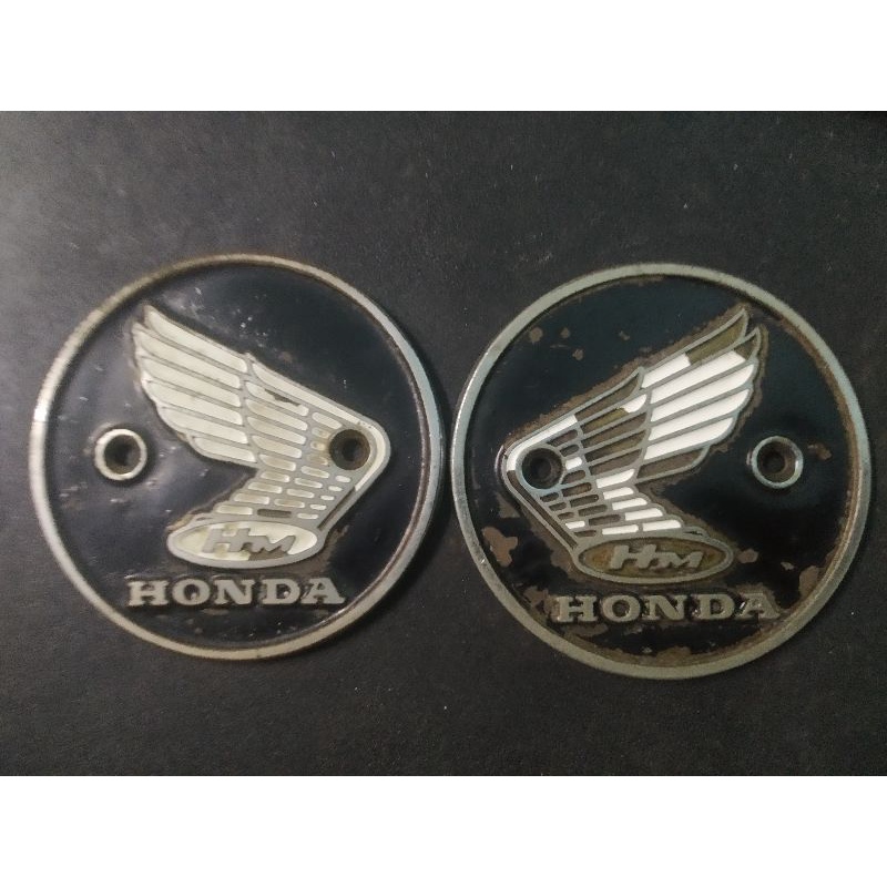 Logo emblem cover tangki honda s90 astra 69 castrol original