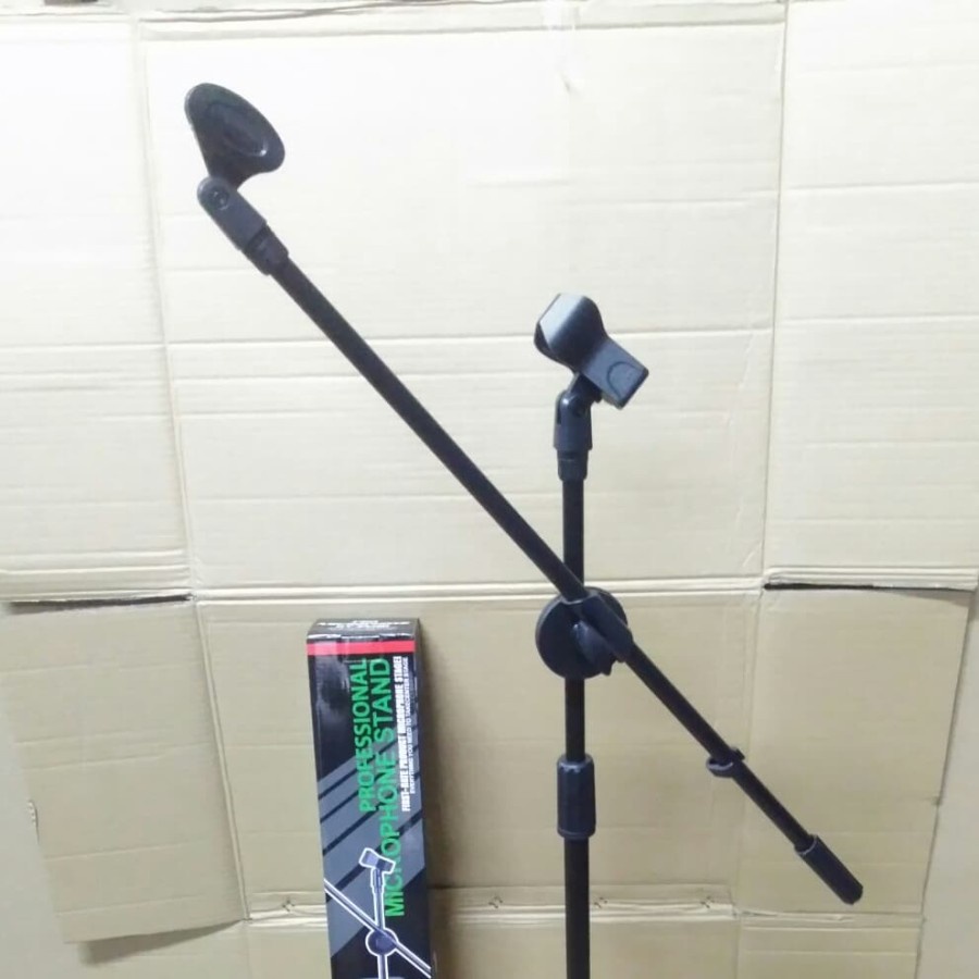 STAND MIC LANTAI MT150 STANDDING MICROPHONE