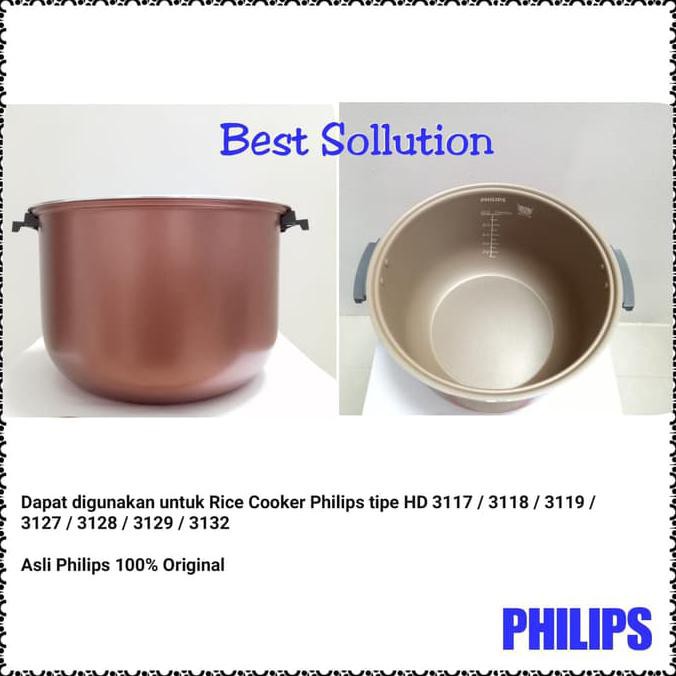 Panci / Teflon / Inner Pot Rice Cooker Philips Hd 3128 / 3132 / 3127
