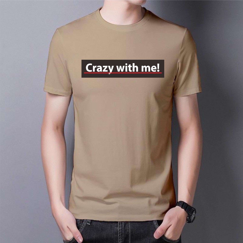 BS/COD/BAJU KAOS TANGAN PENDEK WITH ME PRIA REALPICTURE