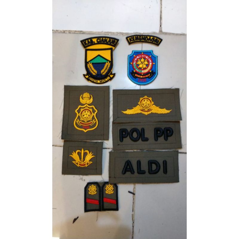 Satpol PP Bordir Timbul Pol PP Cianjur